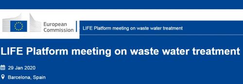 LIFE-DRY4GAS project participate on the LIFE Platform meeting on Waste-Water Treatment. Making Water Fit for LIFE