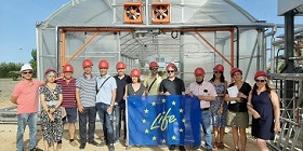 Fifth monitoring visit of the LIFE DRY4GAS project